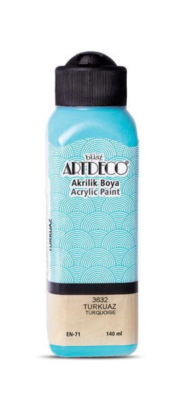 Artdeco Akrilik Boya 140 ml. 3632 TURKUAZ ürün görseli 1