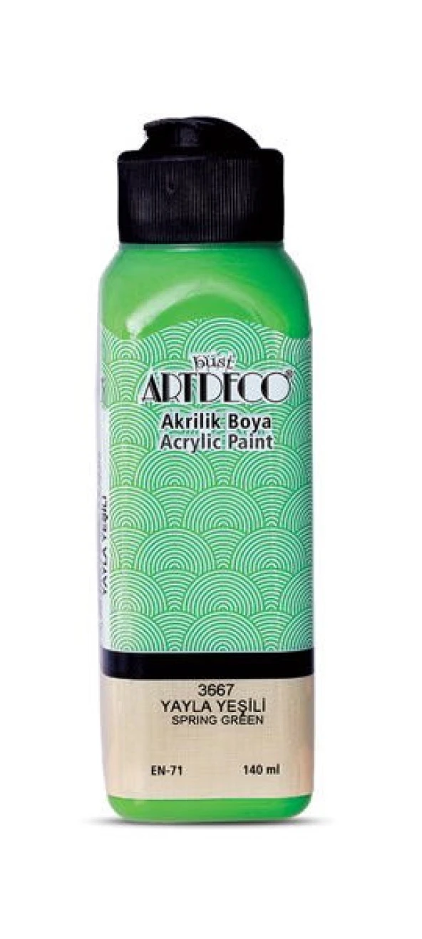 Artdeco Akrilik Boya 140 ml. 3667 YAYLA YEŞİLİ ürün görseli 1