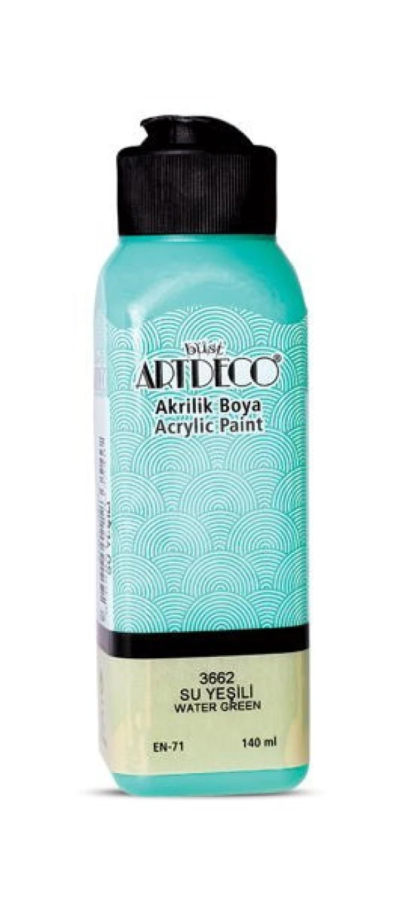 Artdeco Akrilik Boya 140 ml. 3662 SU YEŞİLİ ürün görseli 1