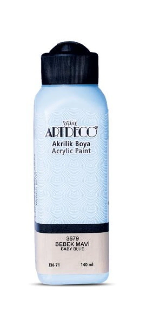 Artdeco Akrilik Boya 140 ml. 3679 BEBEK MAVİ ürün görseli 1