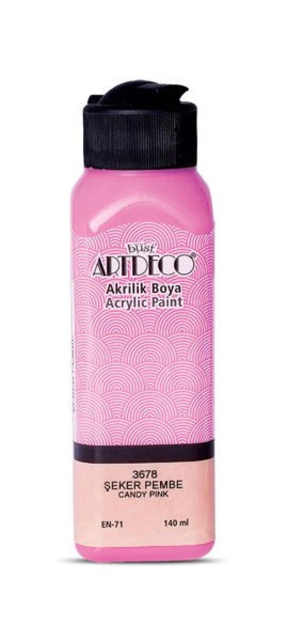 Artdeco Akrilik Boya 140 ml. 3678 ŞEKER PEMBE ürün görseli 1