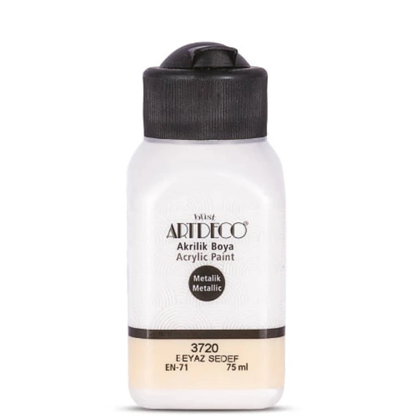 Artdeco Metalik Akrilik Boya 500 ml. 3720 METALİK SEDEF ürün görseli 1
