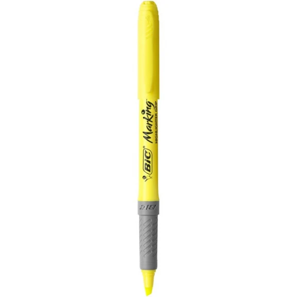 Bic Marking Highlighter Grip Fosforlu Kalem Sarı ürün görseli 1