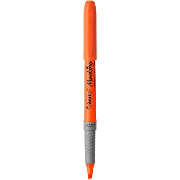 Bic Marking Highlighter Grip Fosforlu Kalem Turuncu ürün görseli 1