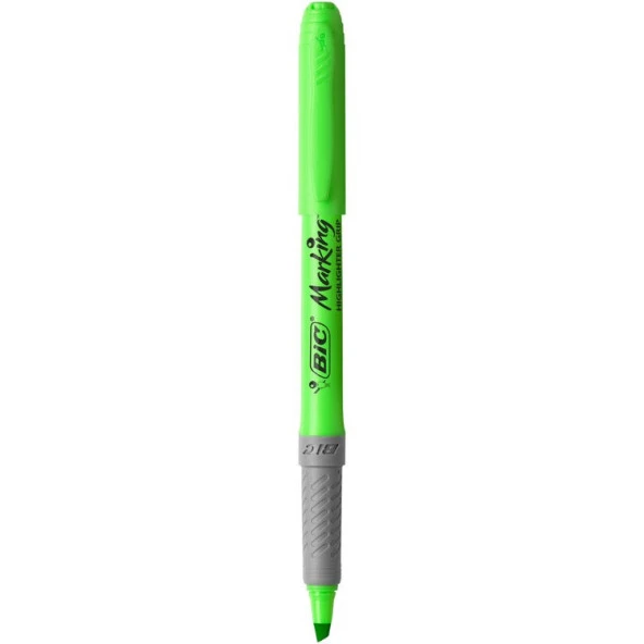 Bic Marking Highlighter Grip Fosforlu Kalem Yeşil ürün görseli 1