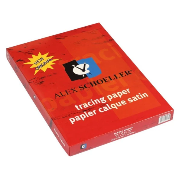 Alex Schoeller Eskiz Kağıdı 50/55 gr. 50x70 cm. 500lü Paket ürün görseli 1