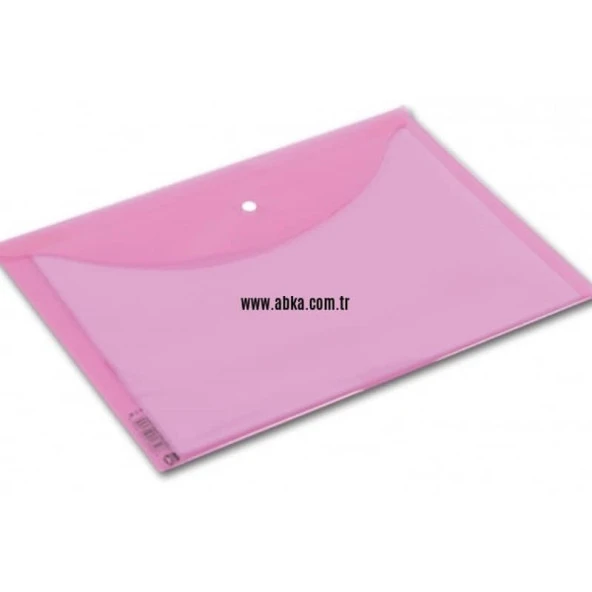 Abka Çıtçıtlı Dosya A4 PEMBE ürün görseli 1