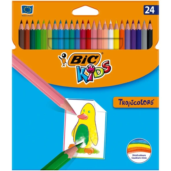Bic Kids Tropicolor Kuru Boya Kaemi 24 Renk ürün görseli 1