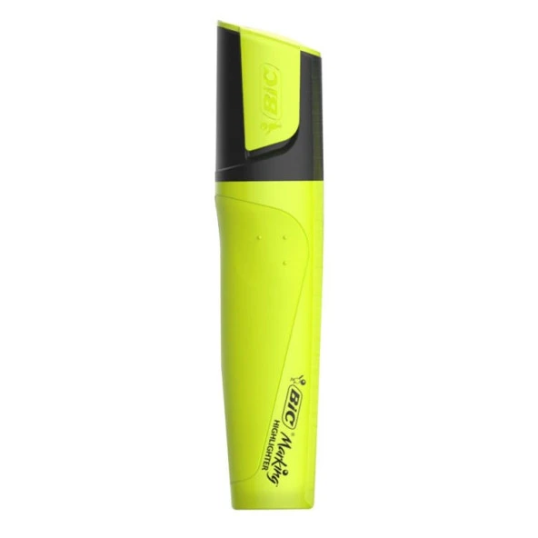 Bic Marking Highlighter Flat Fosforlu Kalem Sarı ürün görseli 1