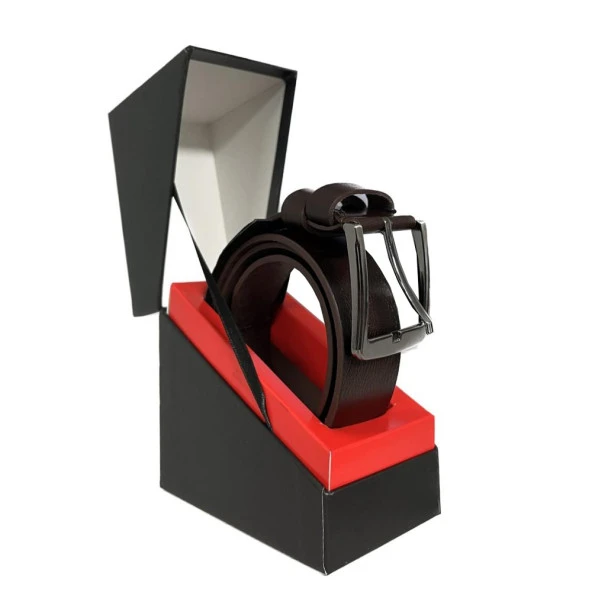 Fossil Kahverengi Hakiki Düz Deri Spor 4 cm Erkek Kemeri-115 ürün görseli 1