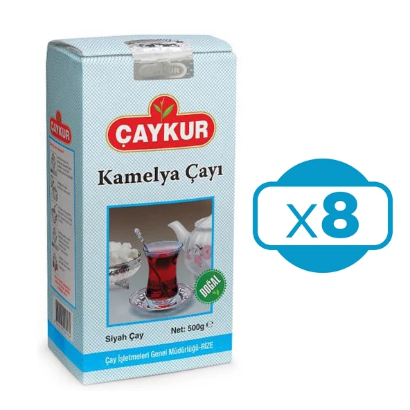 Çaykur Kamelya 500 gr 8 li Paket Dökme Çay ürün görseli 1