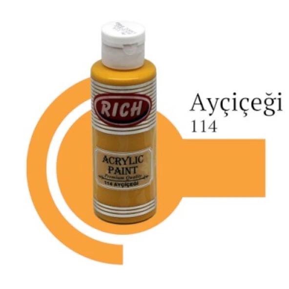 Rich Master Akrilik Boya 120 cc. 114 Ayçiçeği ürün görseli 1