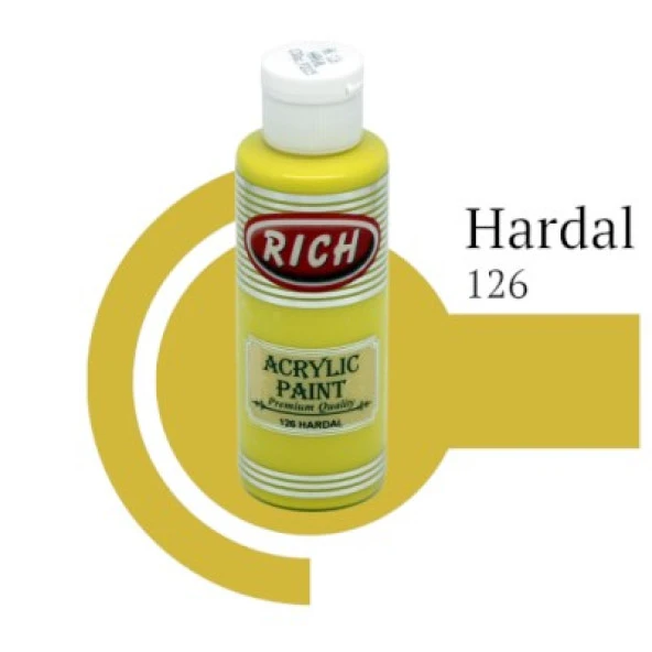 Rich Master Akrilik Boya 120 cc. 126 Hardal ürün görseli 1