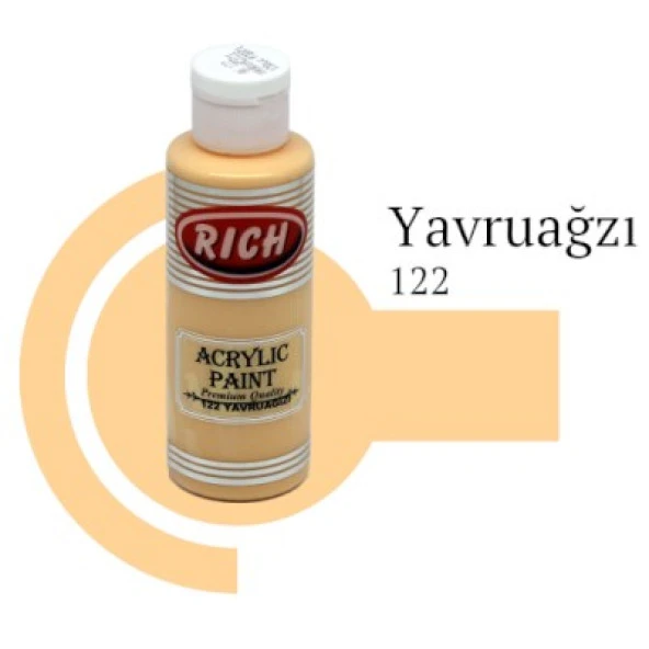 Rich Master Akrilik Boya 120 cc. 122 Yavruağzı ürün görseli 1