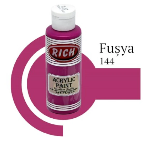 Rich Master Akrilik Boya 120 cc. 144 Fuşya ürün görseli 1
