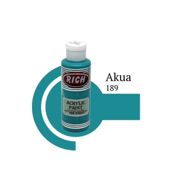 Rich Master Akrilik Boya 120 cc. 189 Aqua ürün görseli 1