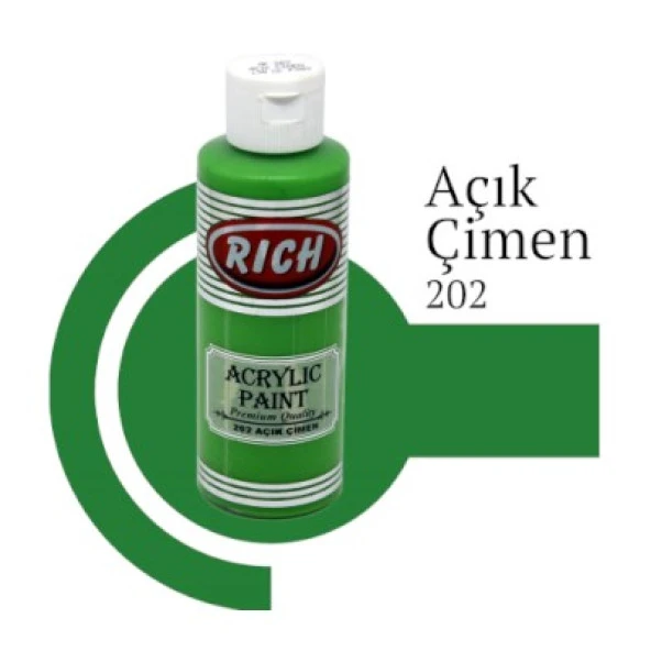 Rich Master Akrilik Boya 120 cc. 202 Açık Çimen ürün görseli 1