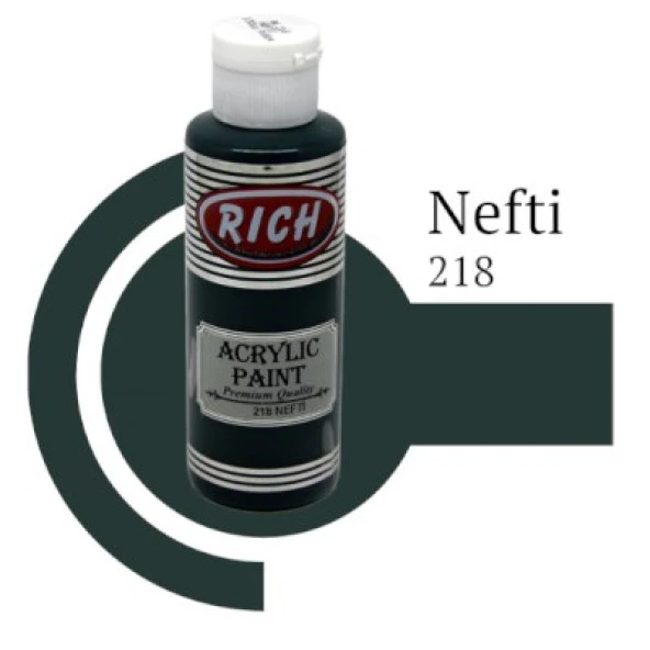 Rich Master Akrilik Boya 120 cc. 218 Nefti ürün görseli 1