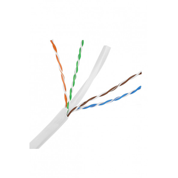 cat6 Network kablo UTP 24AWG 100 metre 0,58 mm %100 bakır ürün görseli 1