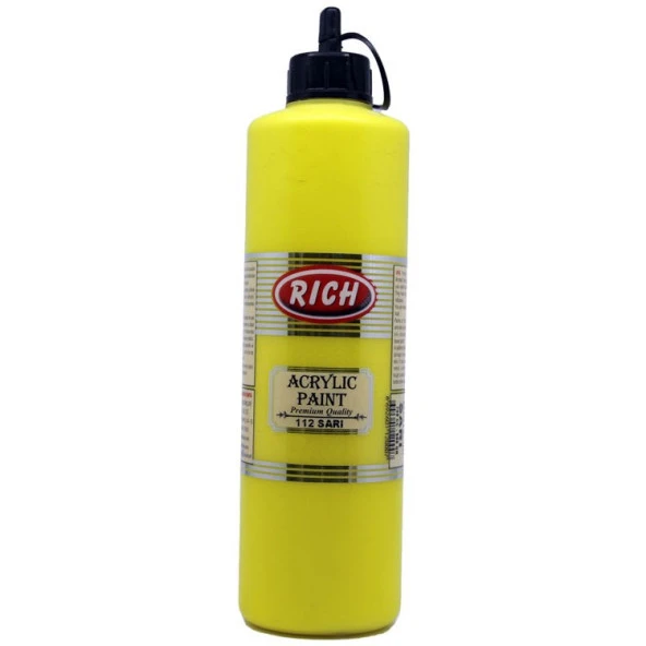 Rich Master Akrilik Boya 500 cc. 112 SARI ürün görseli 1