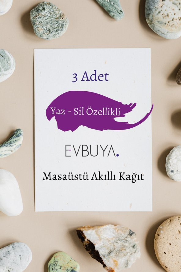 3 Adet Yazılıp Silinebilir A4 Akıllı Kağıt, Çevre Dostu, Masaüstü Pratik Not Alma Yazı Tahtası ürün görseli 1