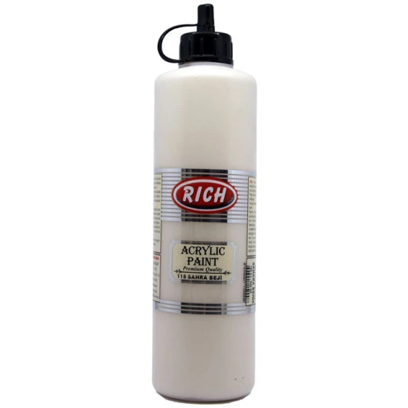 Rich Master Akrilik Boya 500 cc. 115 SAHRA BEJİ ürün görseli 1