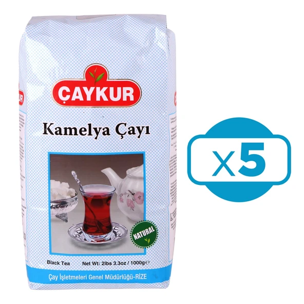 Çaykur Kamelya Çay 1000 gr 5li Paket Dökme Çay ürün görseli 1