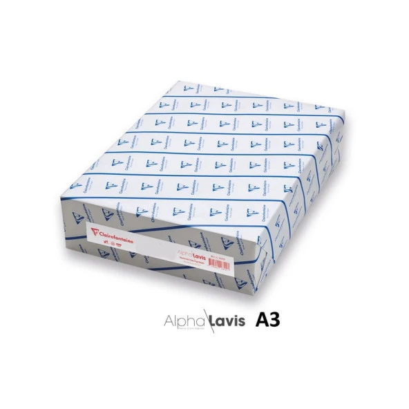 Clairefontaine Alpha Lavis Teknik Çizim Kağıdı 200 gr A3 250li Paket ürün görseli 1