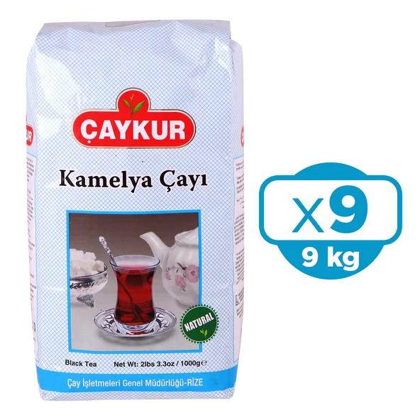 Çaykur Kamelya 1000 gr 9 lu Paket Dökme Çay ürün görseli 1