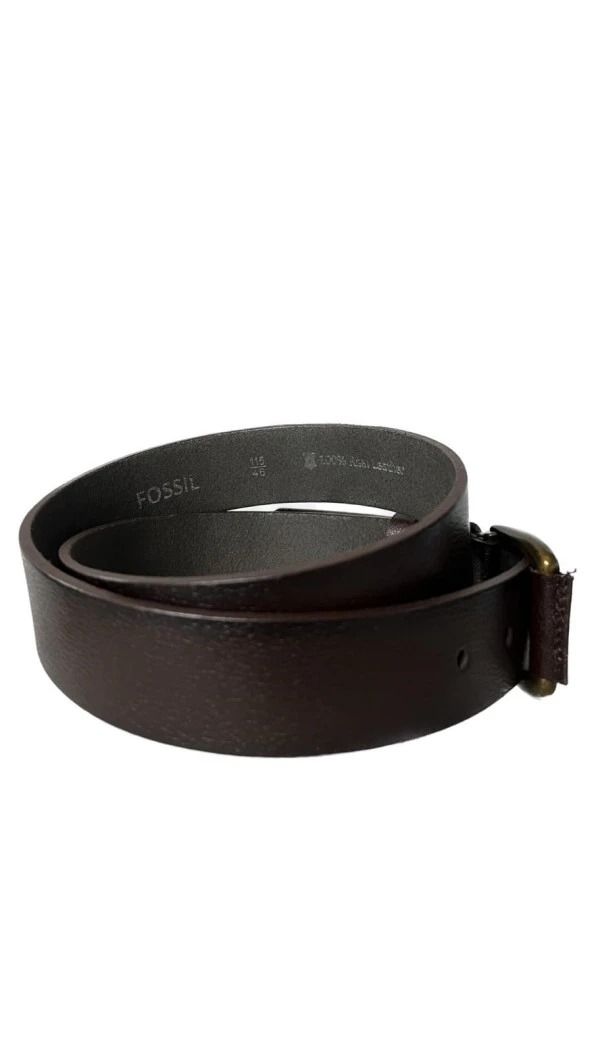 Fossil Kahverengi Hakiki Tosado Deri Spor 4 cm Erkek Kemeri-125 ürün görseli 1