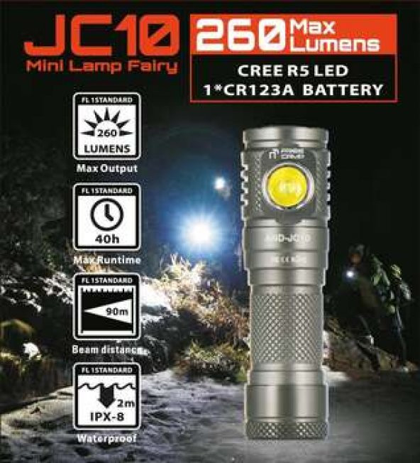FreeCamp AND-JC10 260 Lümen Led Fener ürün görseli 1