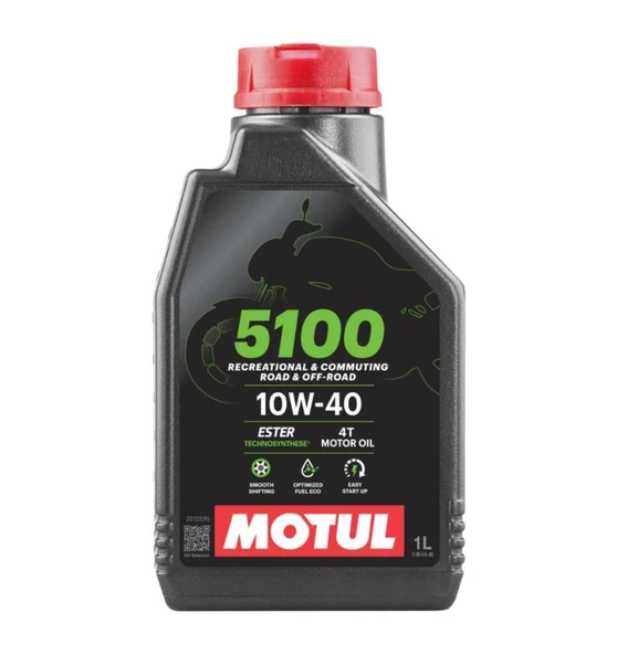 Motul 5100 10W40 Yeni Nesil Motosiklet Yağı 1 Lt. ürün görseli 1