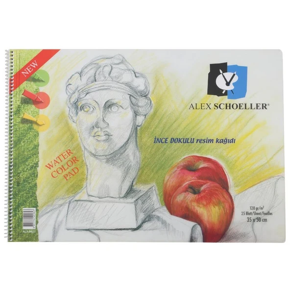 Alex Schoeller PP Kapak Resim Defteri 35x50 cm. 120 gr. 25 yp. ürün görseli 1