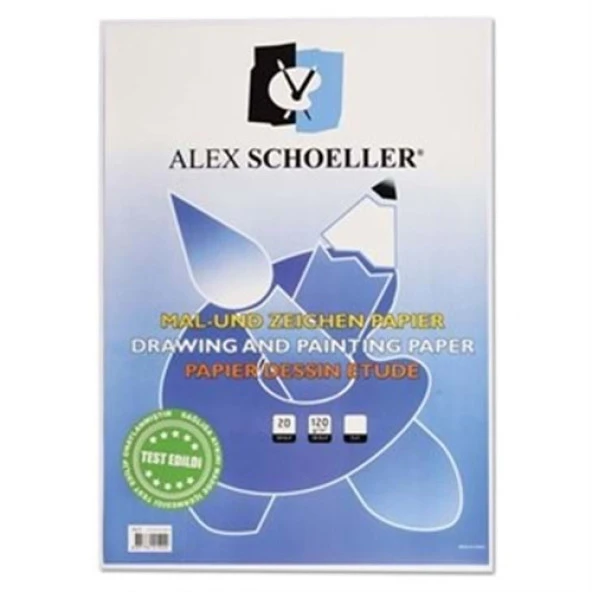 Alex Schoeller Resim Kağıdı 25x35 cm. 120 gr. 20 Adet ürün görseli 1