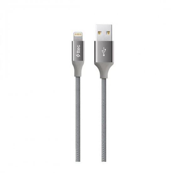 Ttec 2DK16UG Alumicable Iphone Lightning Uyumlu Şarj ve Data Kablosu Uzay Gri ürün görseli 1