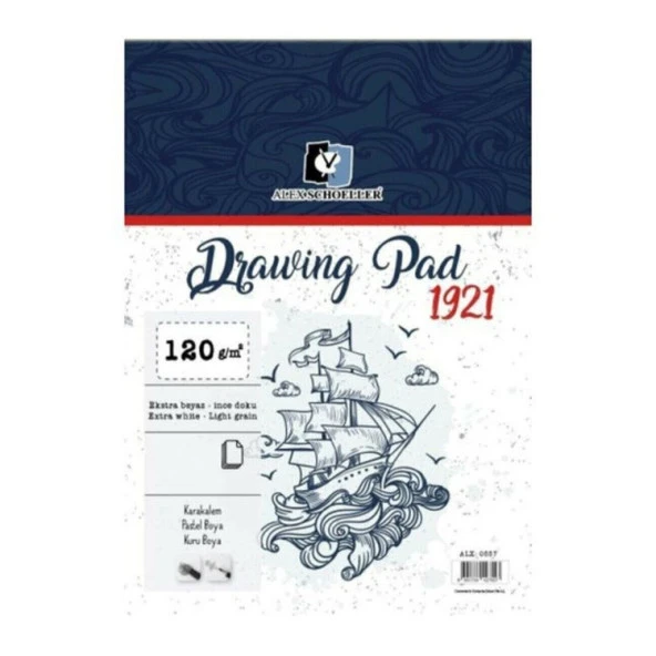 Alex Schoeller Drawing Pad A5 120 gr 50 yp ürün görseli 1