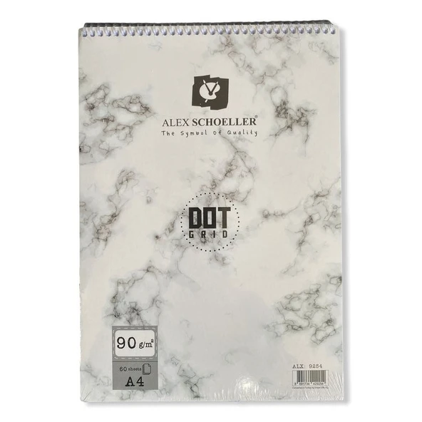 Alex Schoeller Dot Grid Noktalı Defter A4 90 gr 60 yp ürün görseli 1
