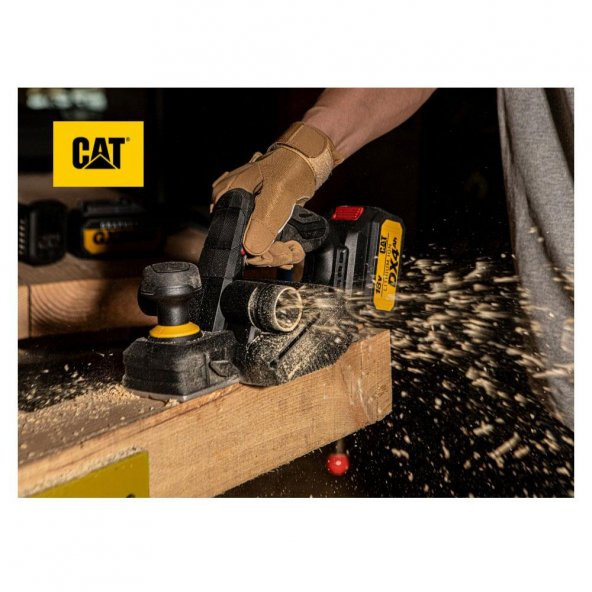 CAT DX81B 18Volt 82mm Çift Bıçaklı Kömürsüz Profesyonel Planya (Akü Dahil Değildir) ürün görseli 1