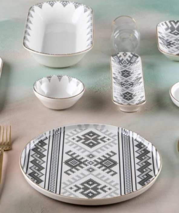 Acar Ethnic 31 Parça Kahvaltı Takımı SR-05130 ürün görseli 1