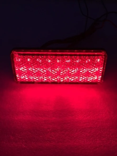 Motosiklet Ledli Işıklı Reflektör - Resim 2