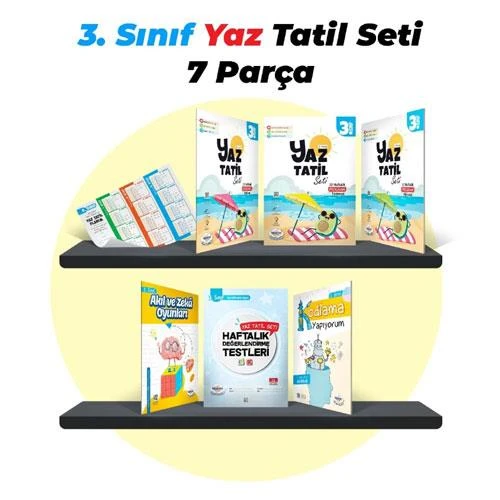 Öğretmen Evde 3. Sınıf Yaz Tatil Kitabı Seti (2022-2023) ürün görseli 1