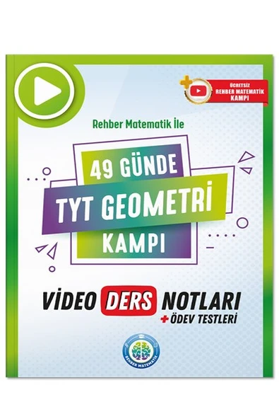 49 Günde TYT Geometri Video Ders Notları - Rehber Matematik ürün görseli 1