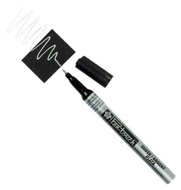 Sakura Pen-touch Paint Marker Extra Fine 0,7 mm Gümüş ürün görseli 1