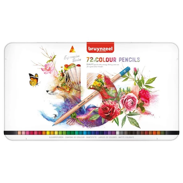 Bruynzeel Expression Colour Kuru Boya Kalemi 72 Renk ürün görseli 1