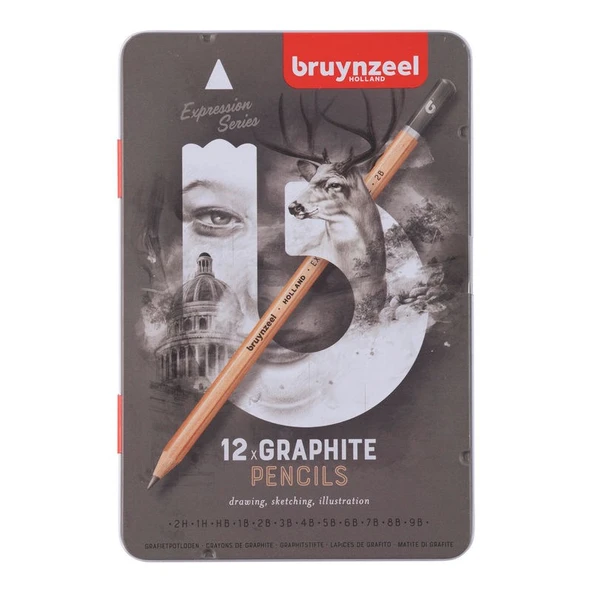 Bruynzeel Expression Graphite 12li Dereceli Kalem Seti ürün görseli 1