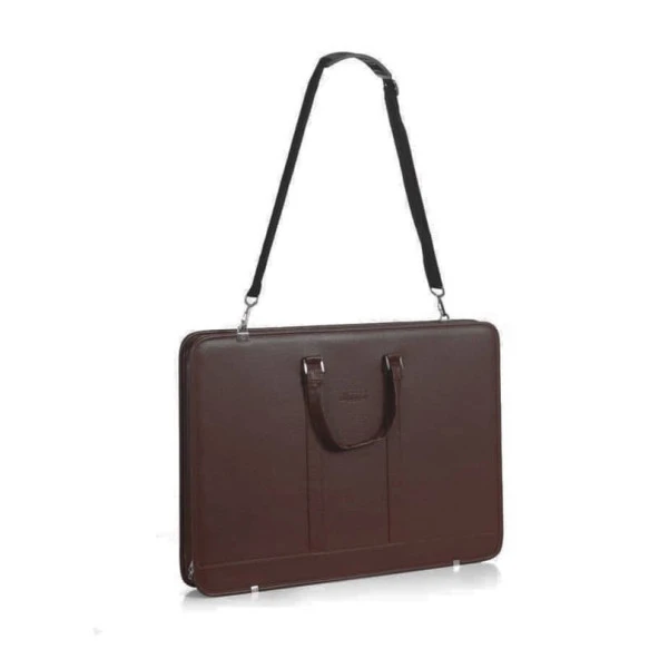 BBack Deri Proje Çantası 40x56 cm Kahverengi ürün görseli 1