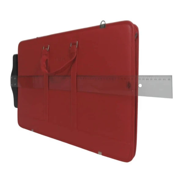 BBack Deri Proje Çantası 40x56 cm Kırmızı ürün görseli 1
