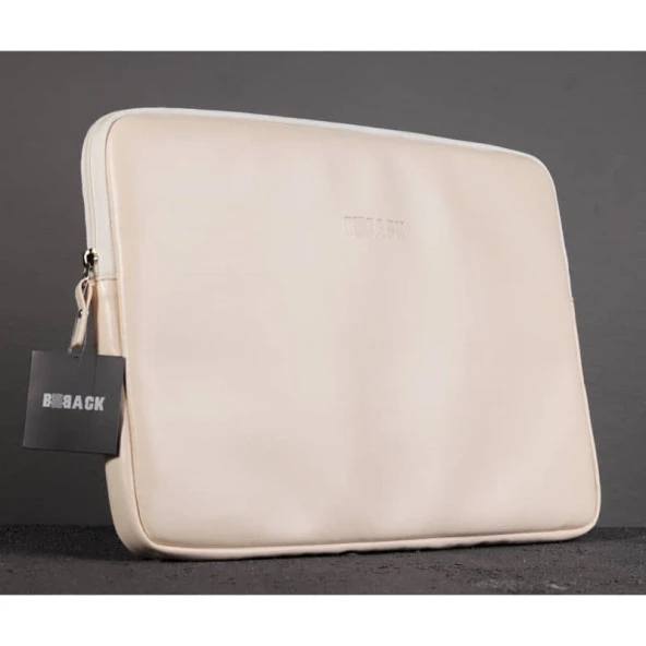 Bback Düz Laptop Çantası Krem ürün görseli 1