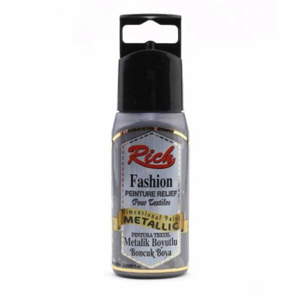 Rich Boyutlu Boncuk Boya 60 ml. 948 METALİK FÜME ürün görseli 1