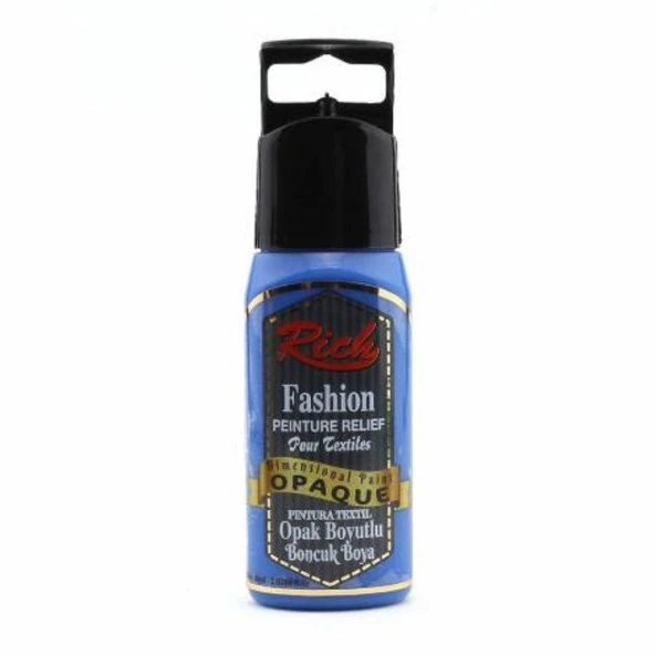 Rich Boyutlu Boncuk Boya 60 ml. 013 OPAK MAVİ ürün görseli 1
